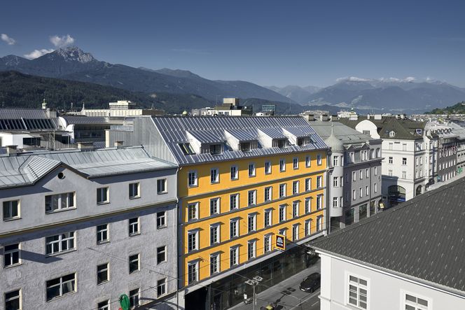 Wohnhausaufstockung in der Museumstraße em Innsbruck © Gerhard Hauser, Alexander Schmid