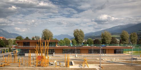Ost-Ansicht des Kindergartens