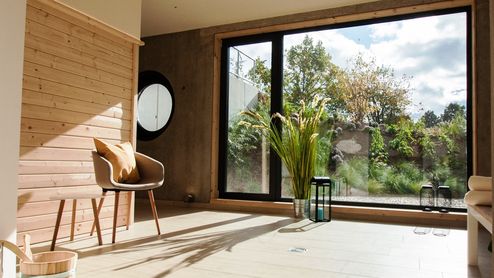 Blick aus dem Zimmer in den Innenhof © Architekten Rissmann & Spieß